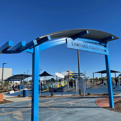 Lantana Park Entrance Sign