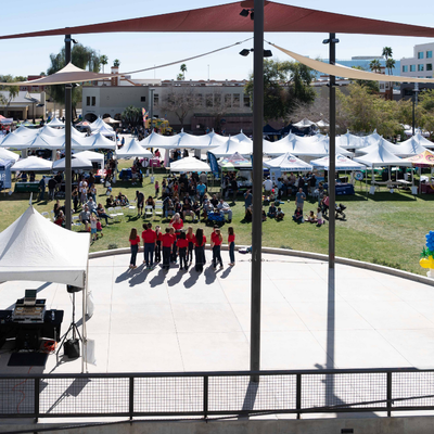 view from the stage at the 2026 CIF