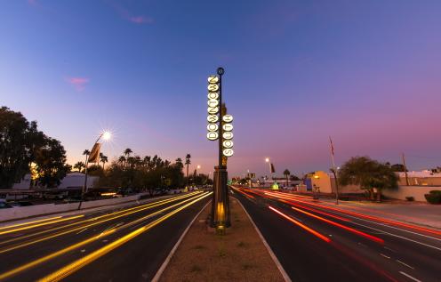 Downtown South sign at Arizona Avenue and Chandler Blvd. Downtown South sign at Arizona Avenue and Chandler Blvd.