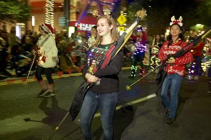 Chandler Arizona Parade of Lights marching bands
