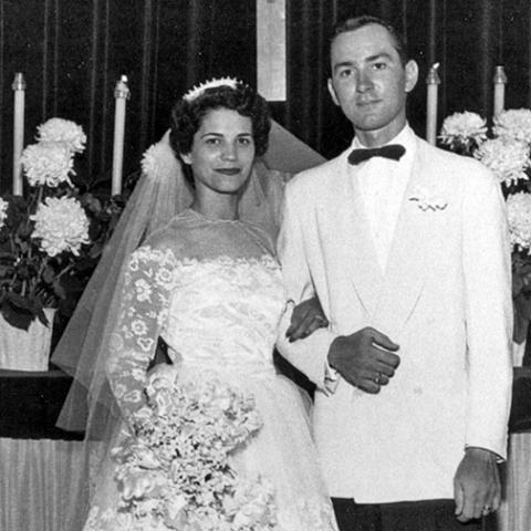 Eva and Ernie Serrano Wedding 1952