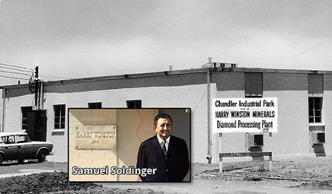 Samuel Soldinger at the Winston Diamond facility in Chandler