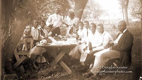 black and white exhibition chandler museum picnic photograph