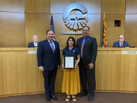 Water Awareness Month proclamation in Chandler AZ