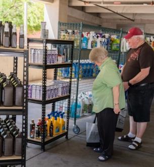 Golden Neighbors selecting household products
