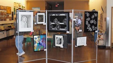 City of Chandler Youth and Teen Show art display