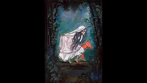 La Sayona Anna Lisa Escobedo artwork in Monstras exhibition