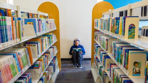 Chandler Public Library bookstacks