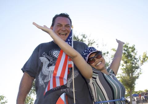 event attendees at All American Bash