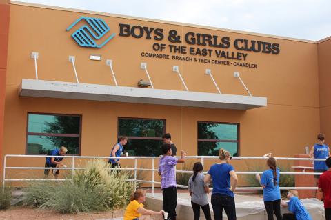 Exterior shot of the Boys & Girls Club - Chandler Compadres Branch