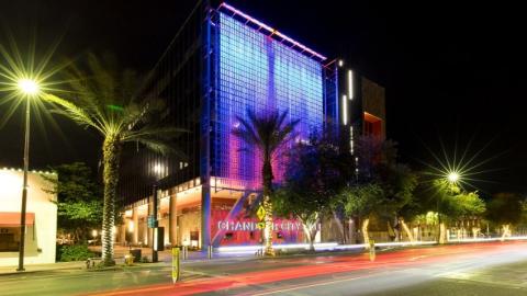 Chandler City Hall at night