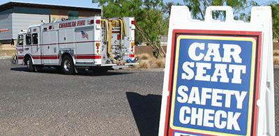 Car Seat Safety Check by Chandler Fire