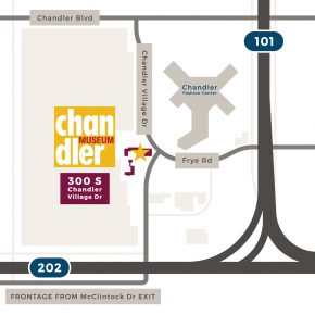 Chandler Museum Location Map