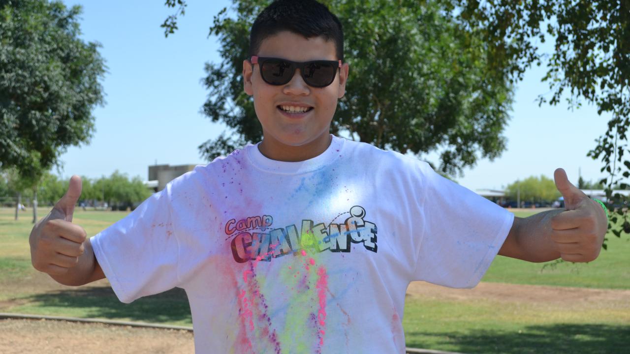 camp challenge color run