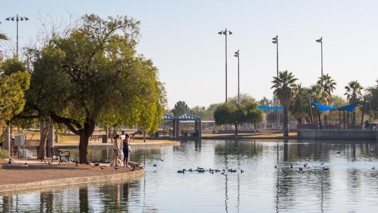 Lake at Desert Breeze Park
