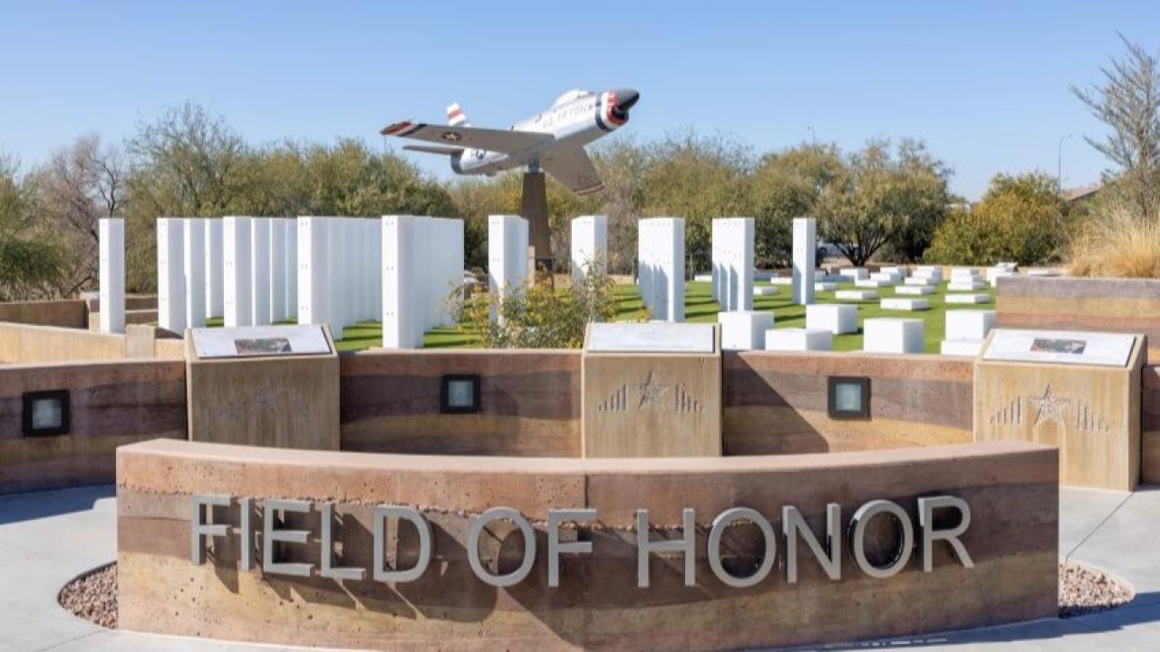Field Of Honor Entrance Sign