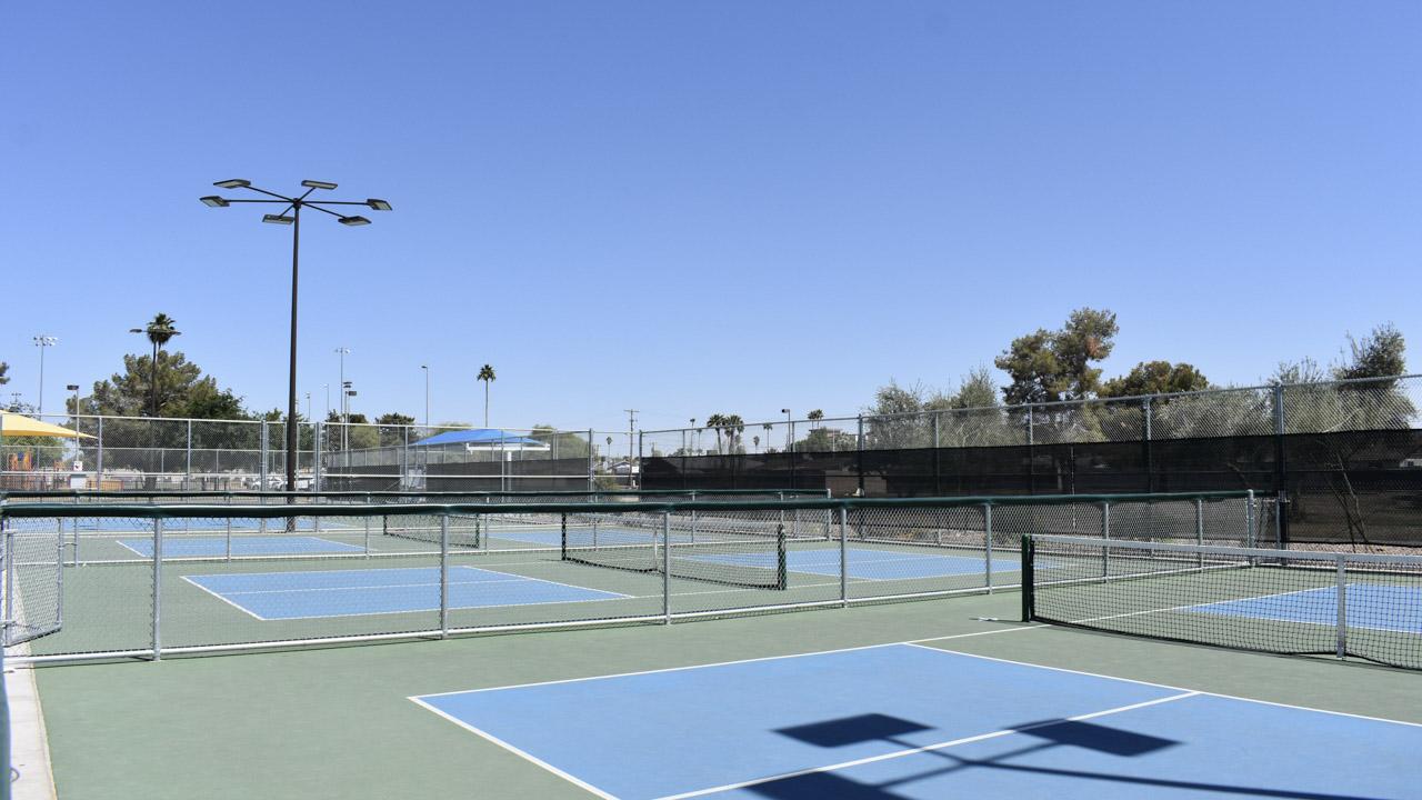 Pickleball courts at Arrowhead Park