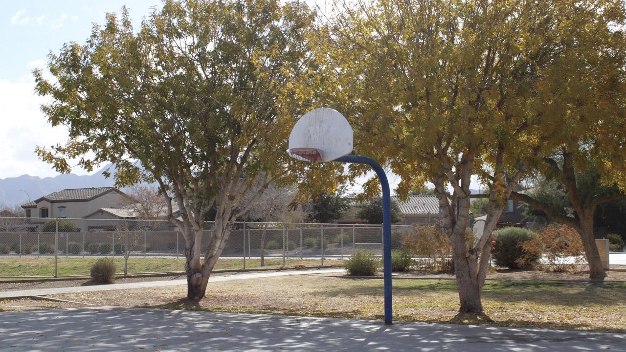 Basketball court at Chuckwalla Park