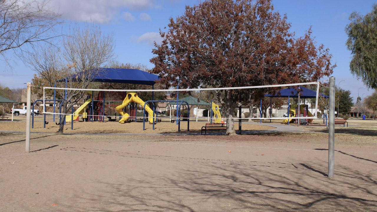 Sand volleyball court at Chuckwalla Park