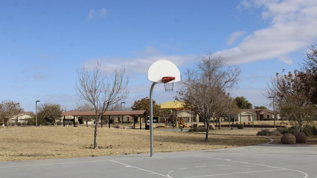 Basketball court at Citrus Vista Park