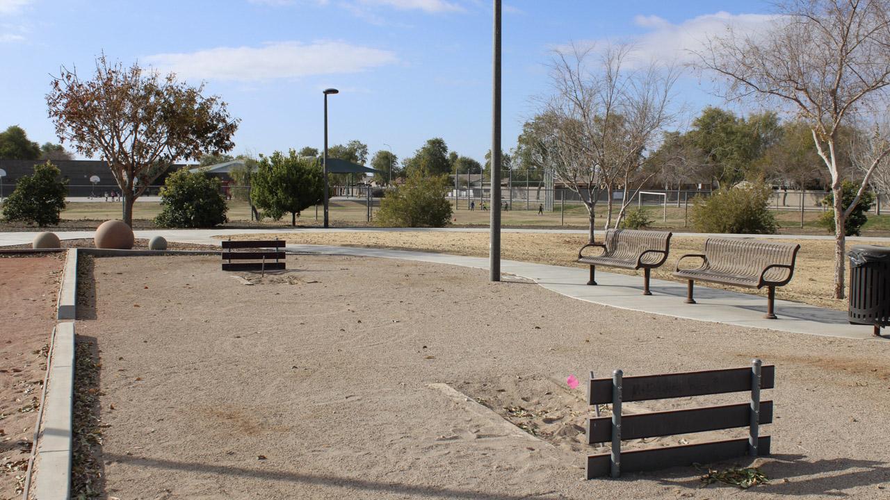 Horseshoe pit at Citrus Vista Park