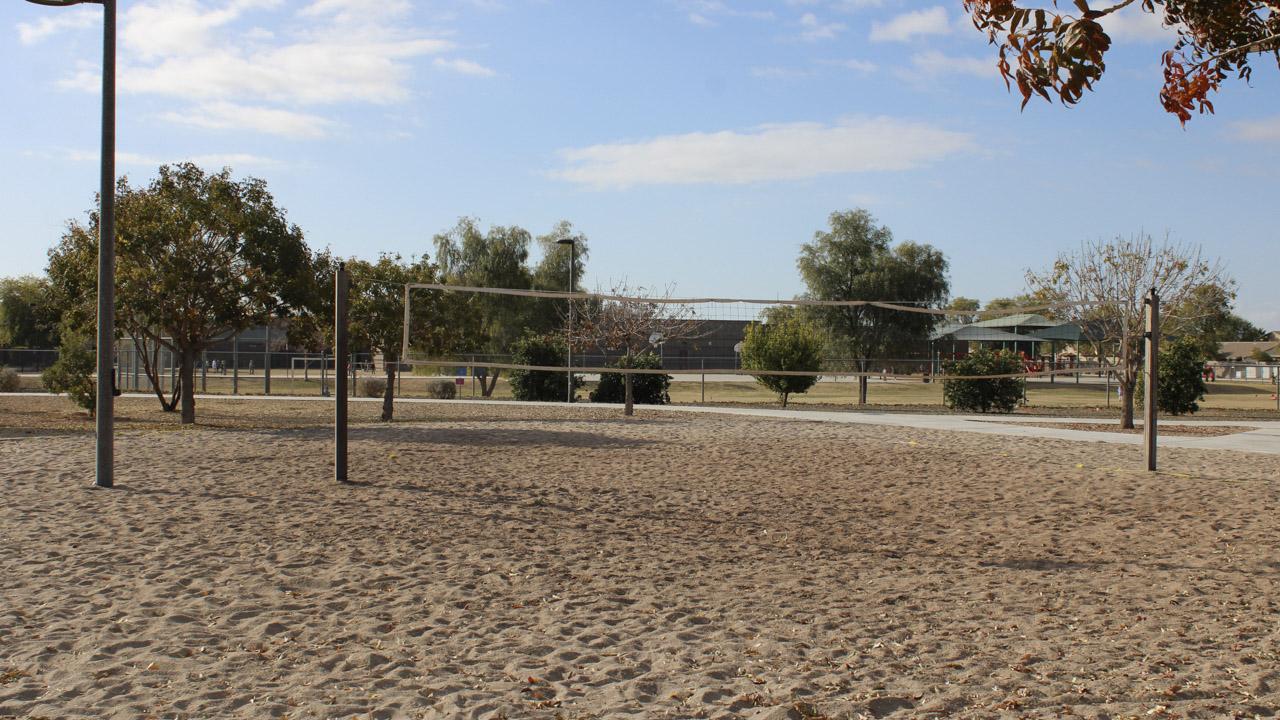 Sand volleyball court at Citrus Vista Park