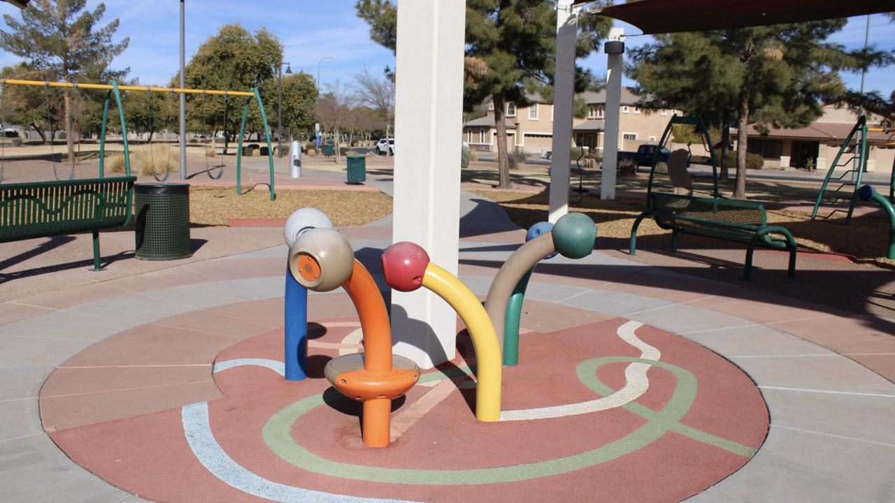 Sound tubes at Crossbow Park