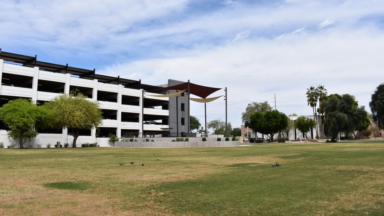 Stage And Field Area At Dr AJ Chandler Park Downtown
