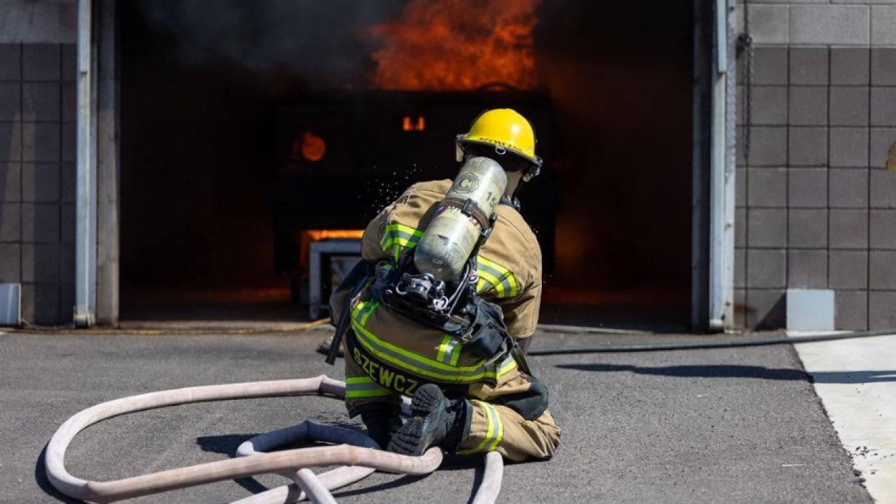 Firefighter training