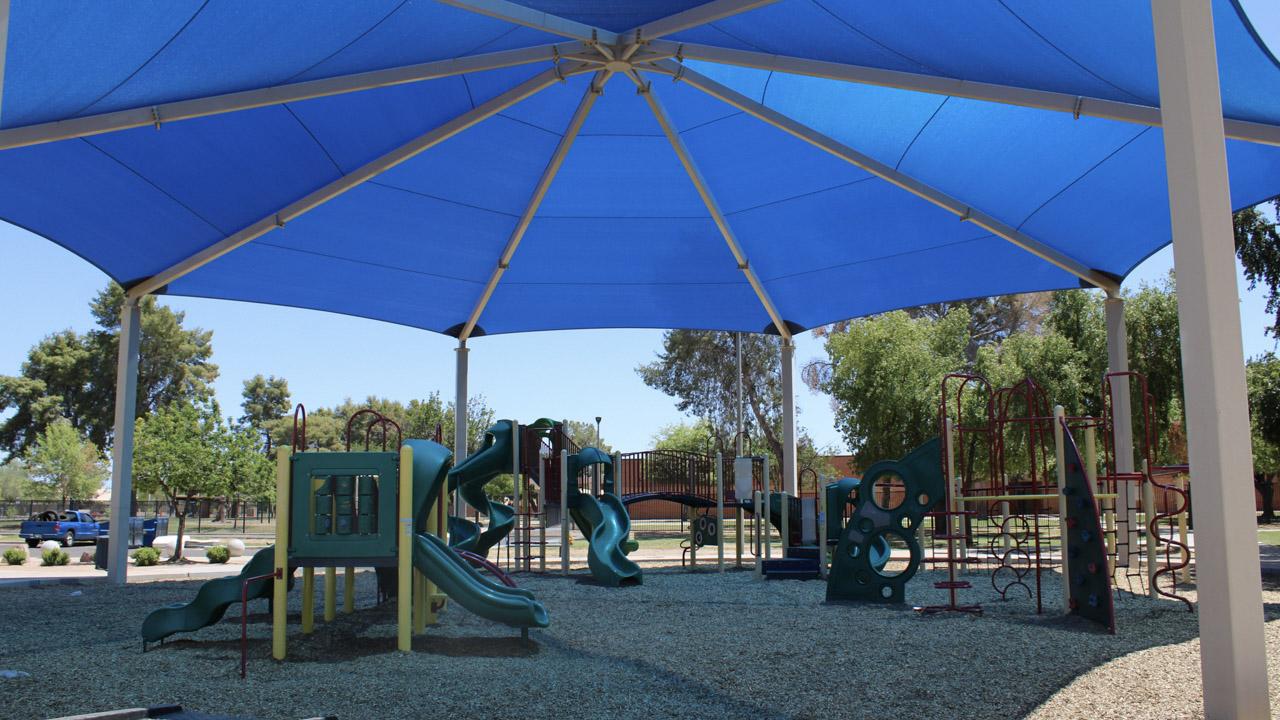 Play area at Folley Memorial Park