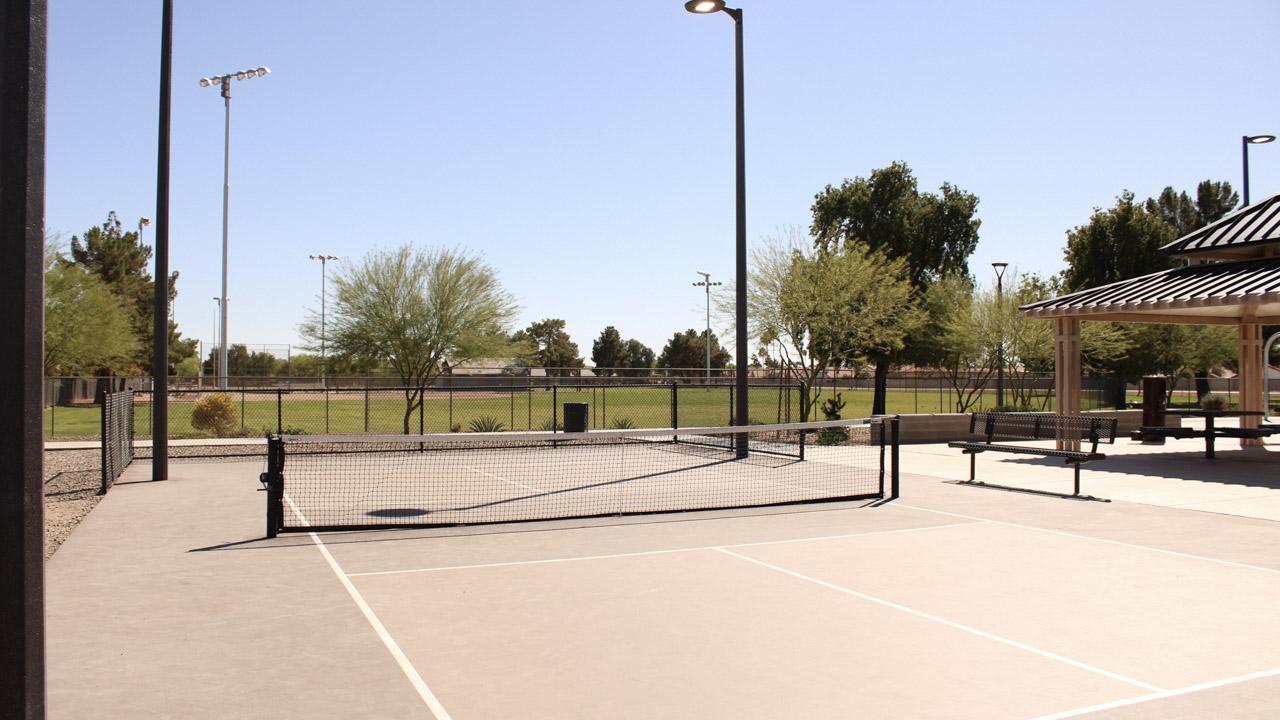 Pickleball courts at Homestead North Park