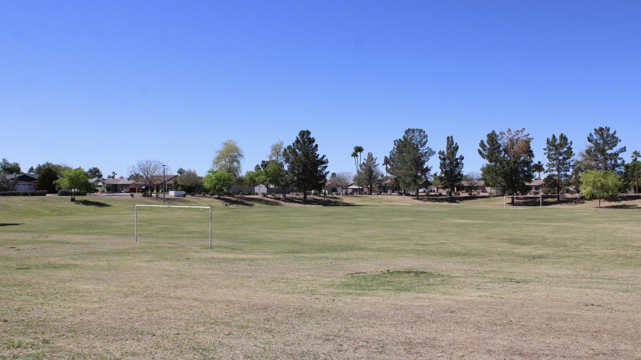 Soccer field at Hoopes Park