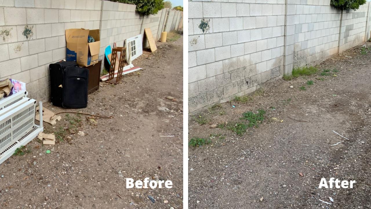 Illegal Dumping: Before and After