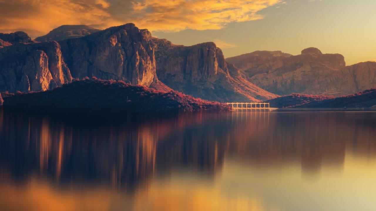 Third place Imran H saguaro lake reflection