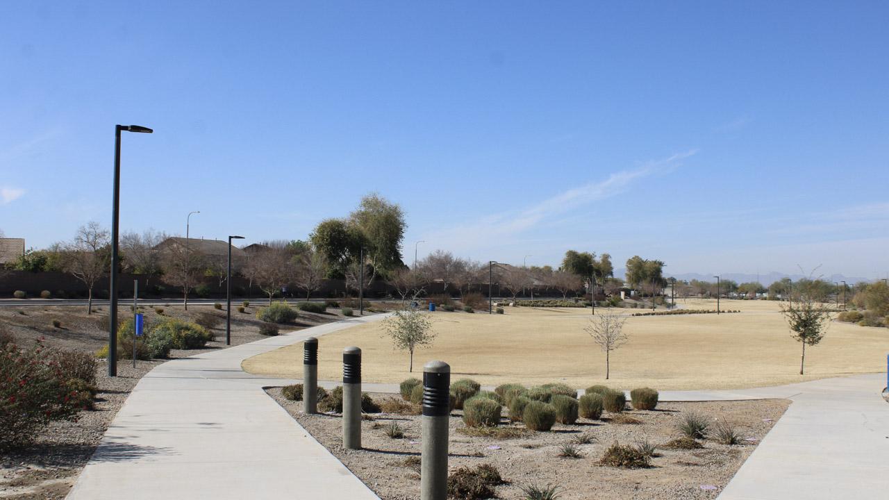 Walking path at Lantana Ranch Park