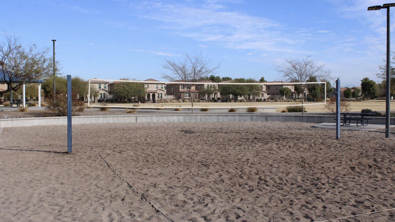 Sand volleyball court at Meadowbrook Park