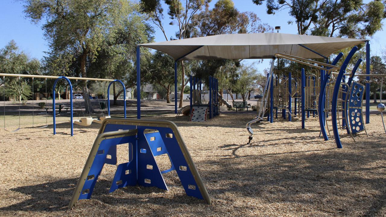 Play area at Mountain View Park