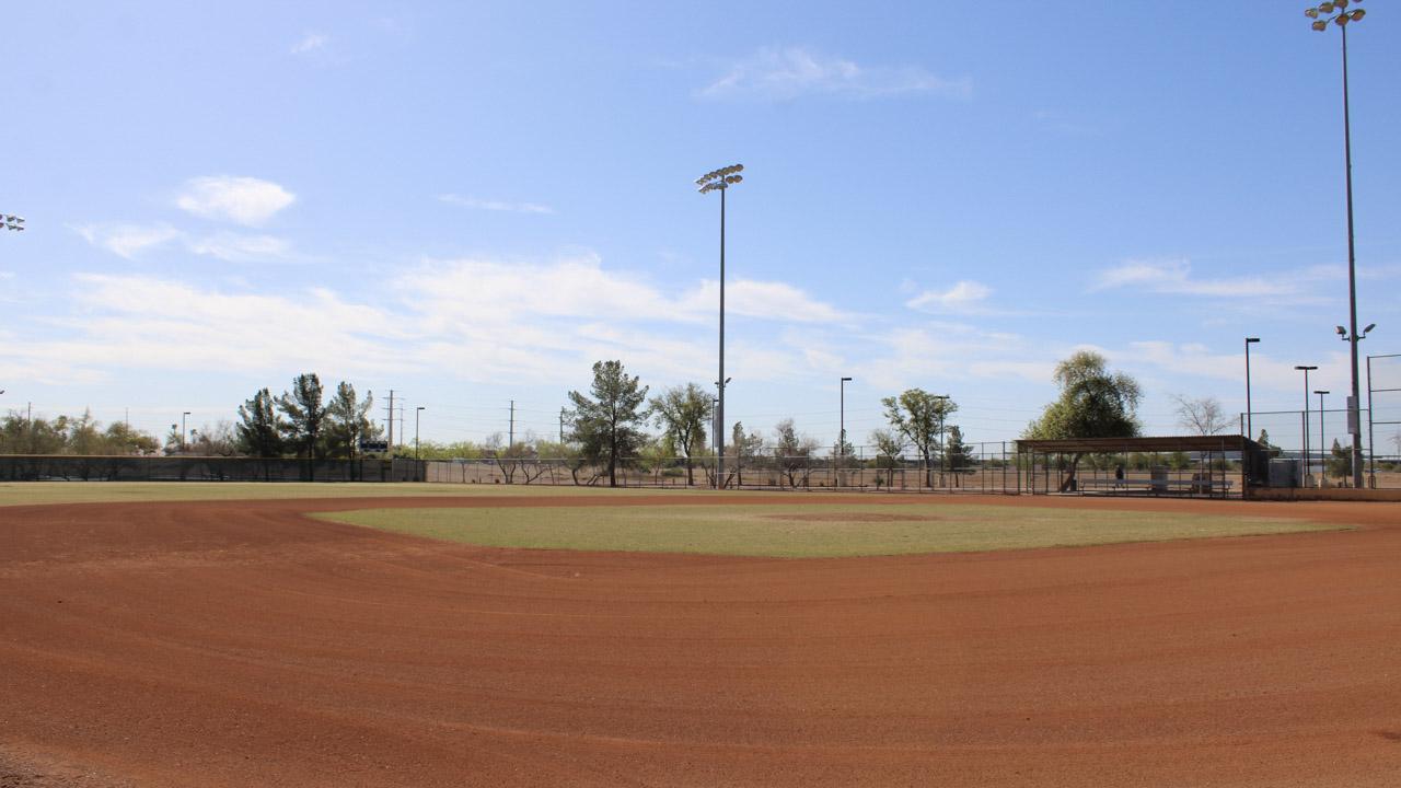Baseball field at Nozomi Park