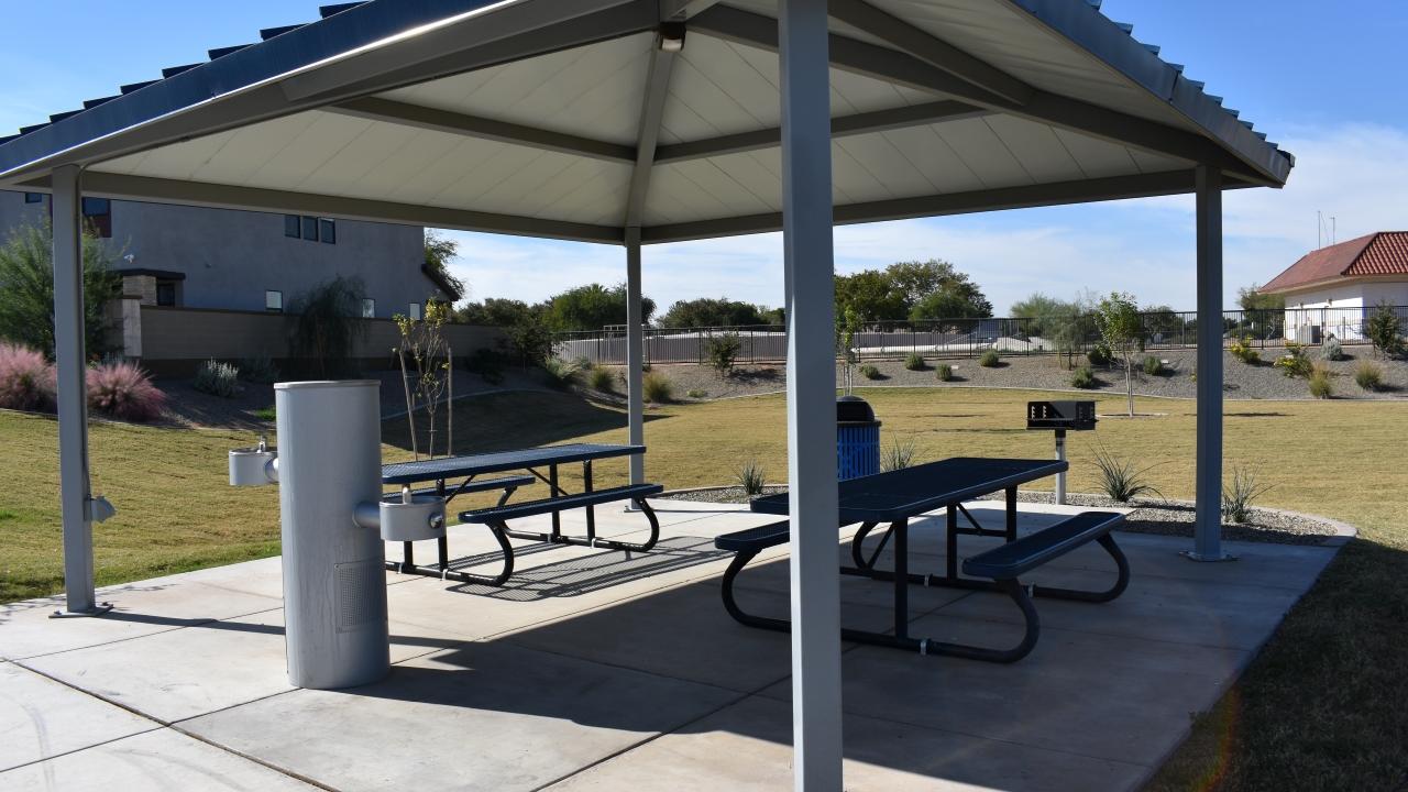 Shaded Pavilion At Orangetree Park