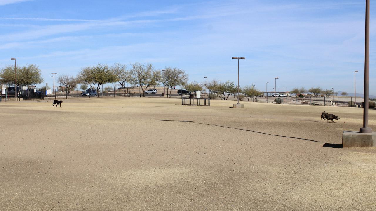 Dog park at Paseo Vista Recreation Area