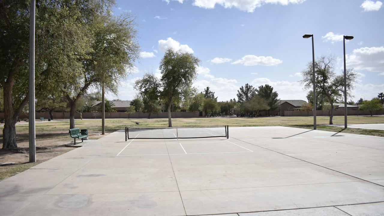 Pickleball court at Pecos Ranch Park