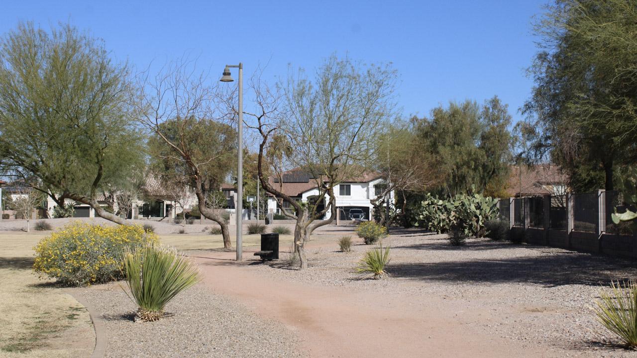 Walking trail at Quail Haven Park