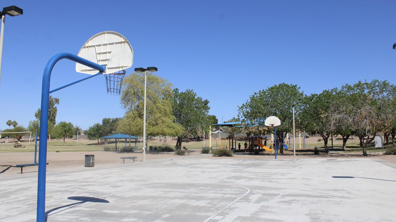 Basketball court at Stonegate Park