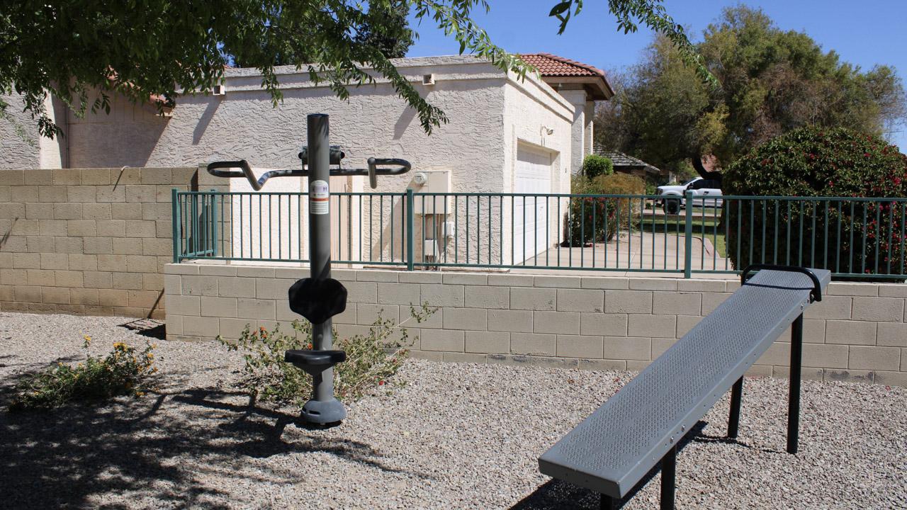 Outdoor Fitness Equipment At Summit Point Park