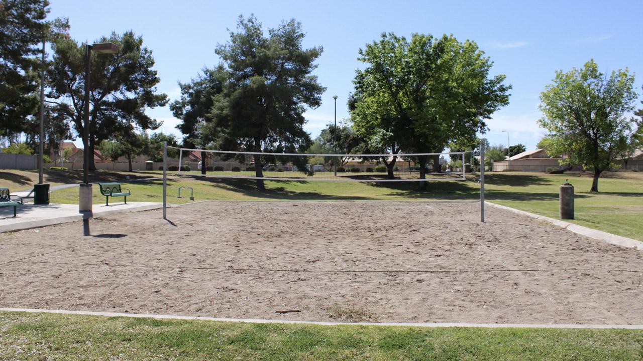 Sand Volleyball Court At Sunset Park