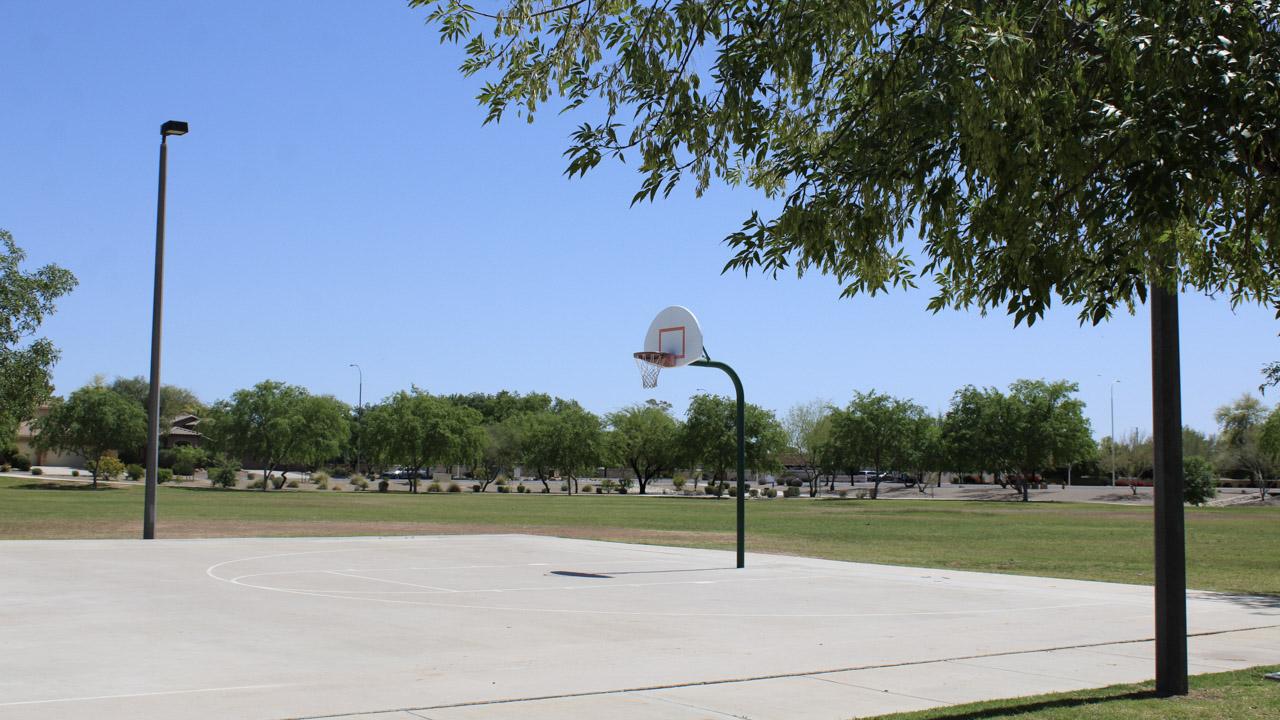 Basketball Court At Tibshraeny Park
