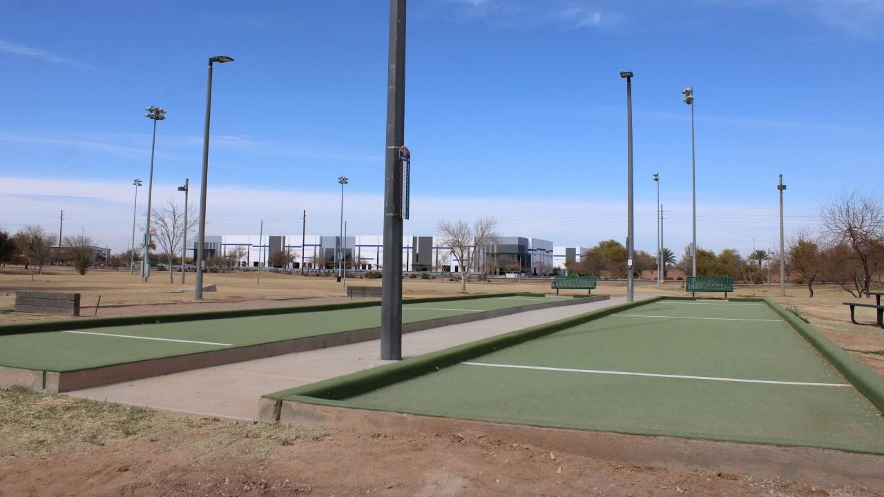 Bocce Ball Court At Tumbleweed Park