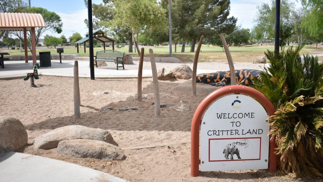 Critter Land Sand Play Area At Tumbleweed Park
