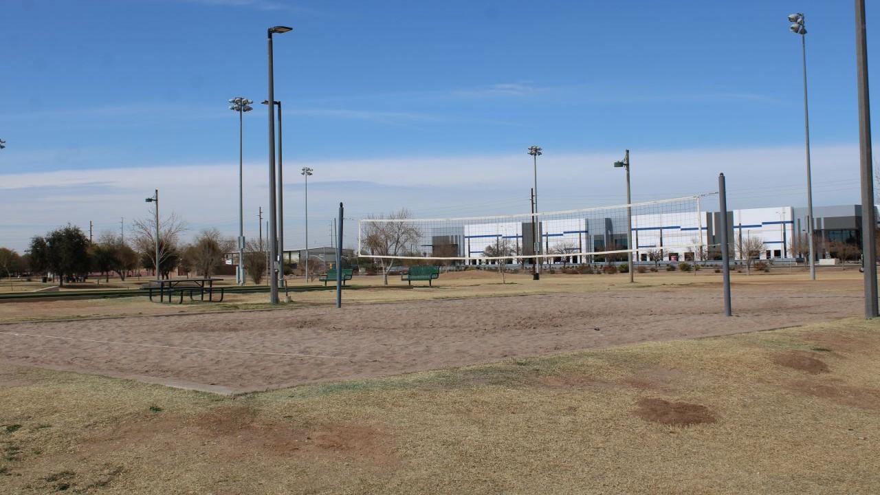 Sand Volleyball Court At Tumbleweed Park