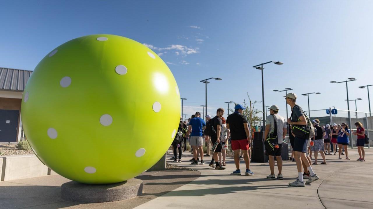 large pickleball at facility